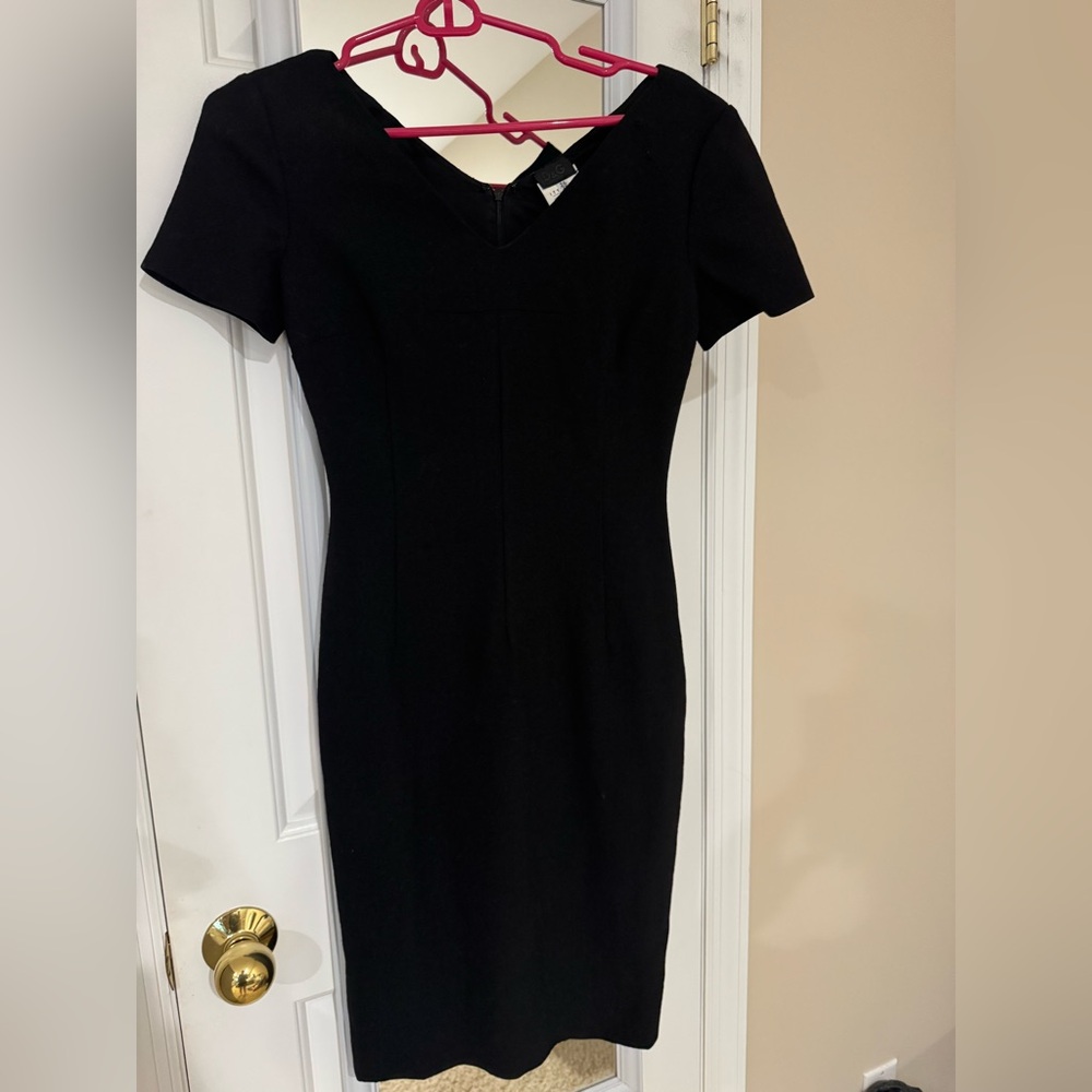 Dolce and Gabbana Black Wool Dress